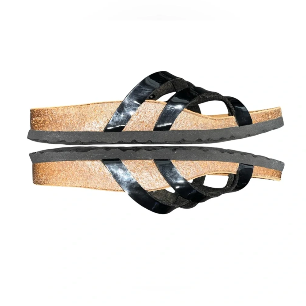 Birkenstock Betula Vinja Black Patent Sandals Size 38 (US 7) - Picture 5 of 8